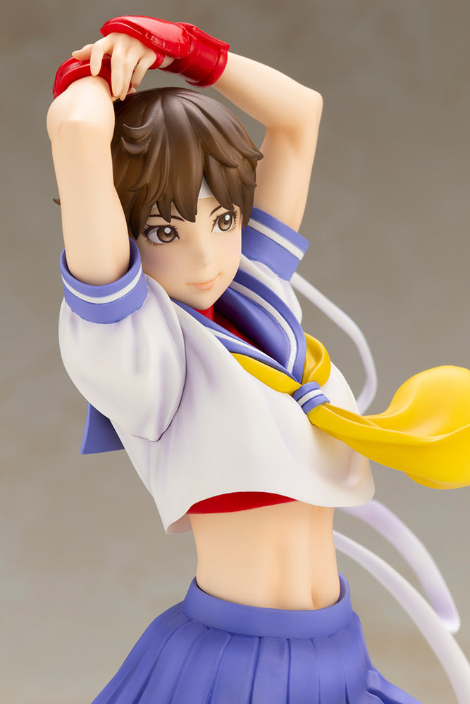 STREET FIGHTER Kotobukiya SAKURA ROUND 2 BISHOUJO STATUE