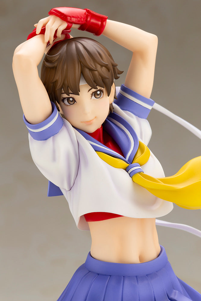STREET FIGHTER Kotobukiya SAKURA ROUND 2 BISHOUJO STATUE