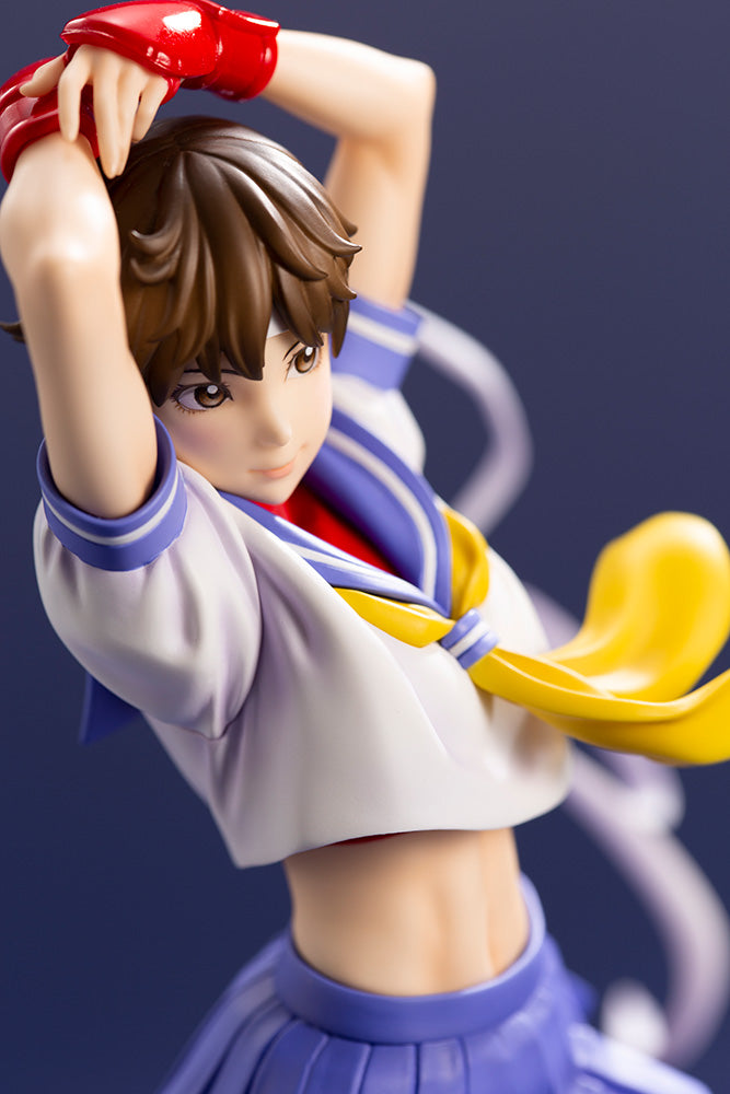 STREET FIGHTER Kotobukiya SAKURA ROUND 2 BISHOUJO STATUE