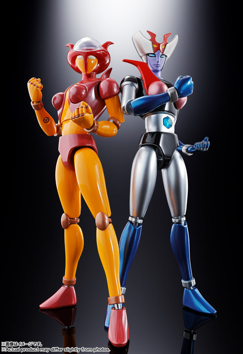 Mazinger Z Bandai Soul of Chogokin GX-08R Aphrodai A vs GX-09R Minerva X(JP)