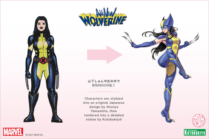 MARVEL UNIVERSE Kotobukiya WOLVERINE (LAURA KINNEY) BISHOUJO STATUE