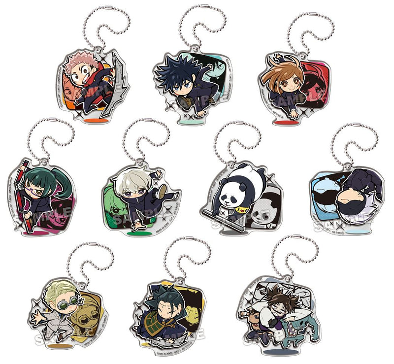Jujutsu Kaisen Takaratomy Arts Pyon Colle Acrobatic Acrylic Key Chain (1 Random)