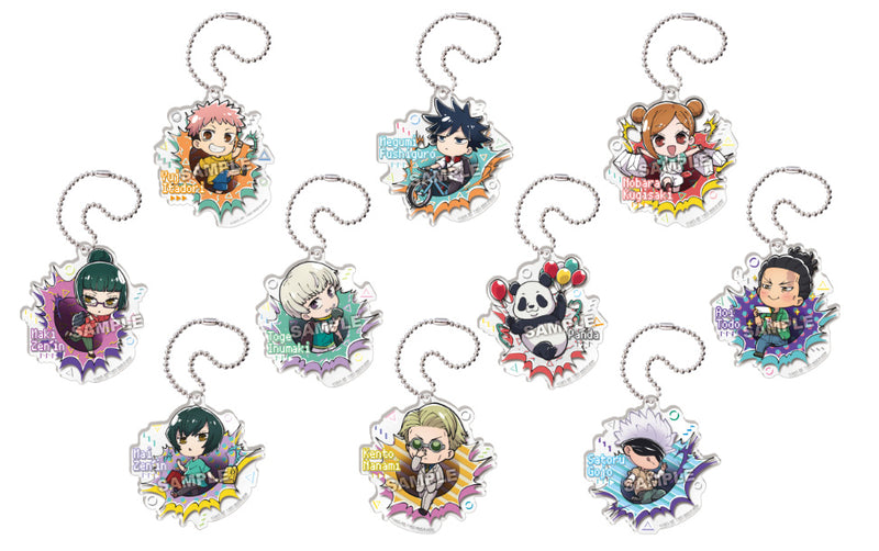 Jujutsu Kaisen Takaratomy Arts BuchiMas! Casual Outfit Acrylic Key Chain(1 Random)