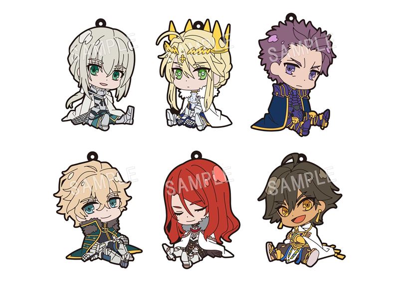 Fate/Grand Order -Divine Realm of the Round Table: Camelot- Chugai Mining Petanko Trading Rubber Strap (1 Random Blind)