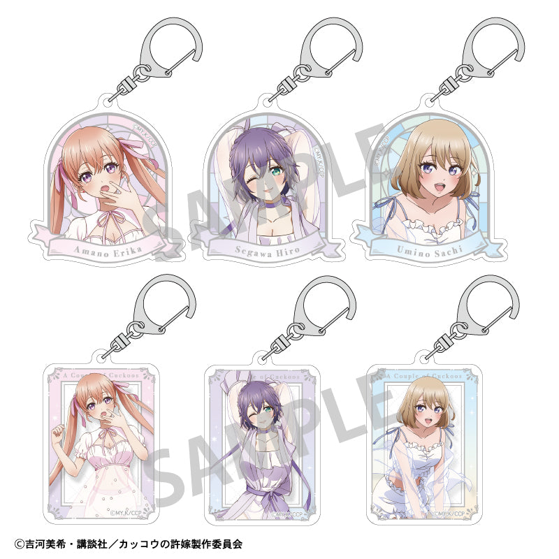 A Couple of Cuckoos KAMIO JAPAN Trading Acrylic Key Chain(1 Random)
