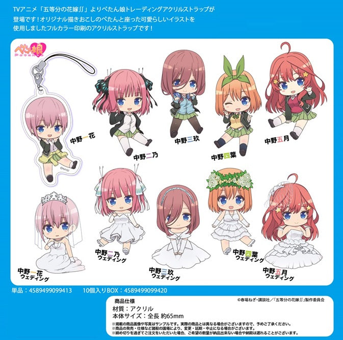 The Quintessential Quintuplets Season 2 Penguin Parade Petanko Trading Acrylic Strap (1 Random)
