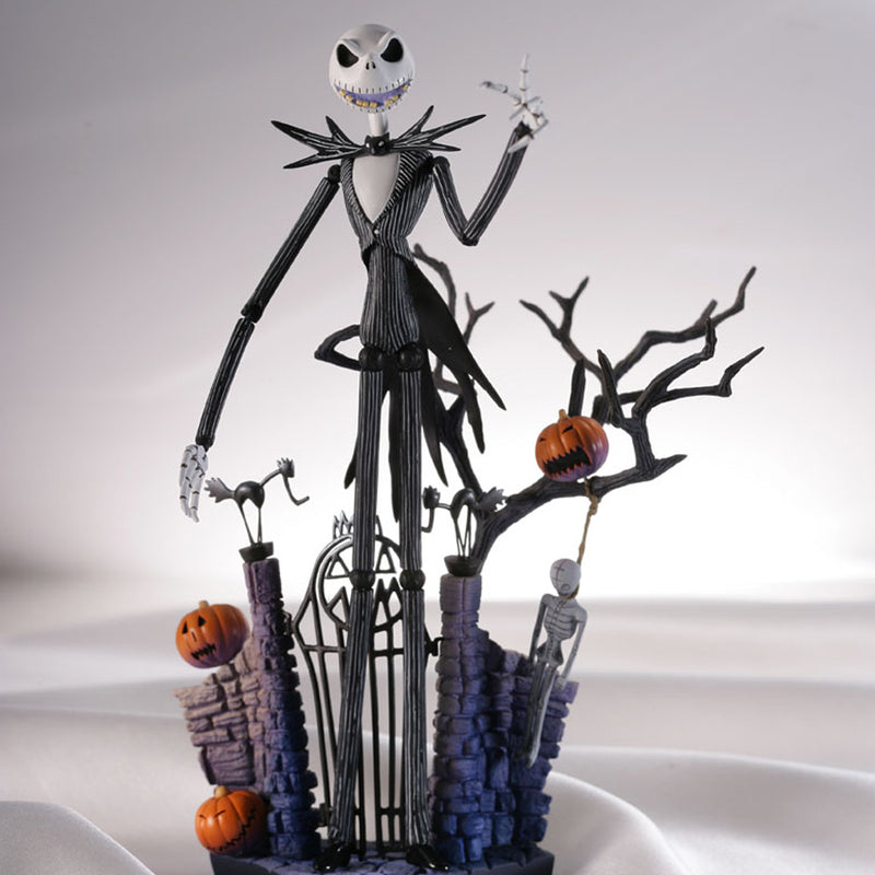 The Nightmare Before Christmas Kaiyodo Legacy Of Revoltech LR-058 Jack Skellington Luminescent Paint Ver.