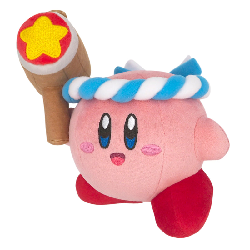 Kirby's Dream Land Sanei-boeki ALL STAR COLLECTION Plush KP62 Hammer Kirby (S Size)