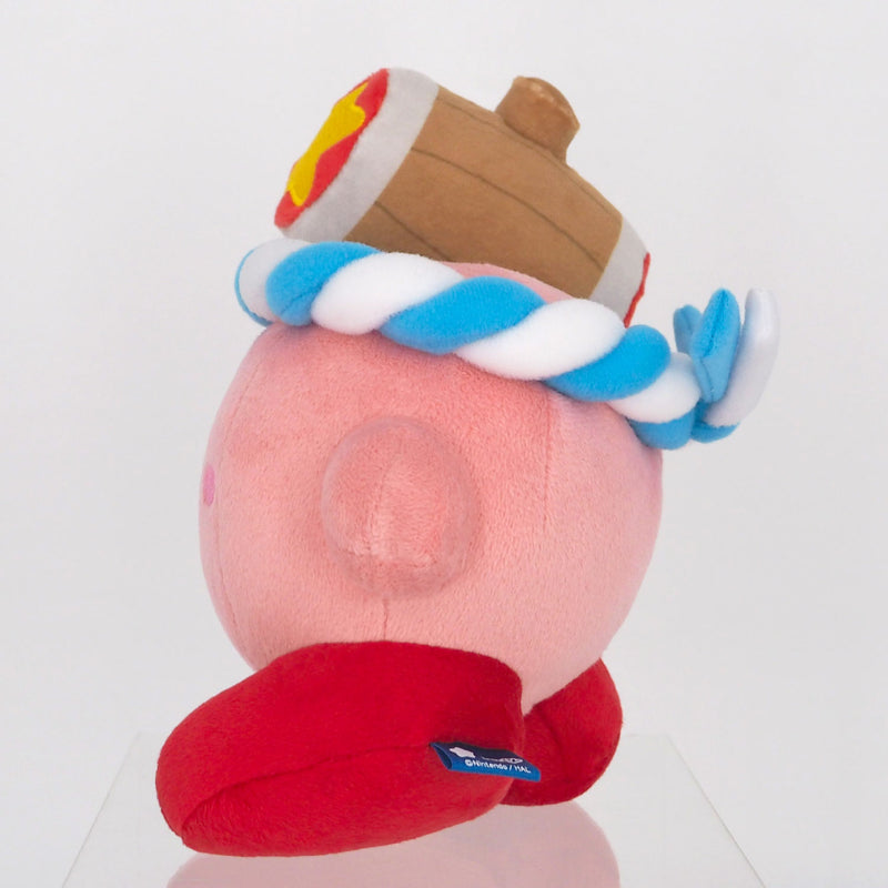 Kirby's Dream Land Sanei-boeki ALL STAR COLLECTION Plush KP62 Hammer Kirby (S Size)