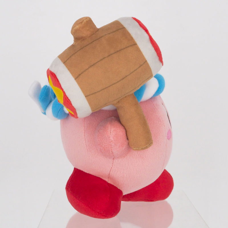 Kirby's Dream Land Sanei-boeki ALL STAR COLLECTION Plush KP62 Hammer Kirby (S Size)