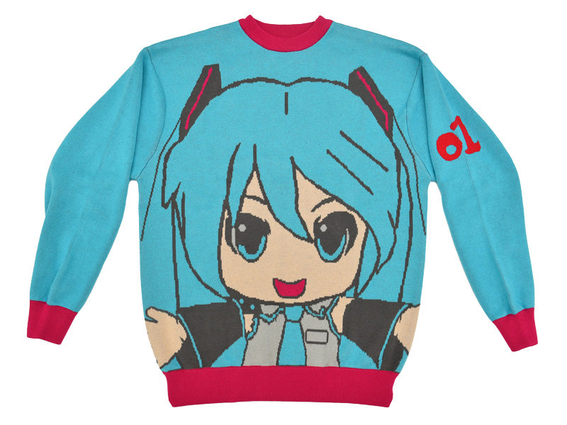 Character Vocal Series 01 Hatsune Miku Mikudayo- Knitted Sweater