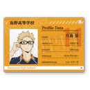 Haikyu!! Takaratomy Arts Profile Card Key Chain (Box of 12)