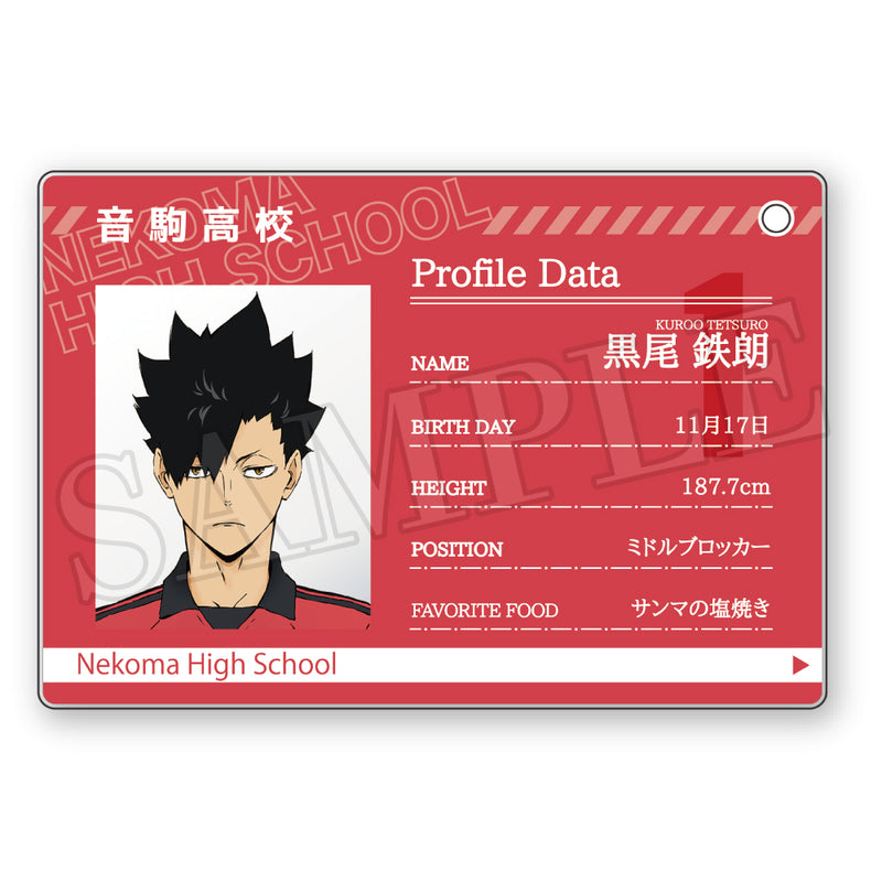 Haikyu!! Takaratomy Arts Profile Card Key Chain (1 Random)