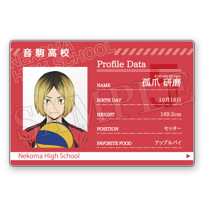 Haikyu!! Takaratomy Arts Profile Card Key Chain (Box of 12)