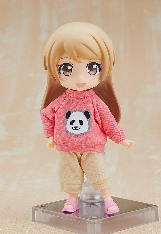Nendoroid Doll Outfit Set: Sweatshirt and Sweatpants (Pink)