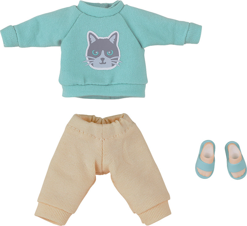 Nendoroid Doll Outfit Set: Sweatshirt and Sweatpants (Light Blue)