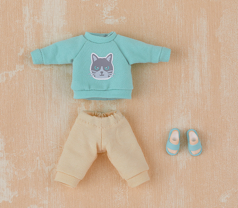 Nendoroid Doll Outfit Set: Sweatshirt and Sweatpants (Light Blue)