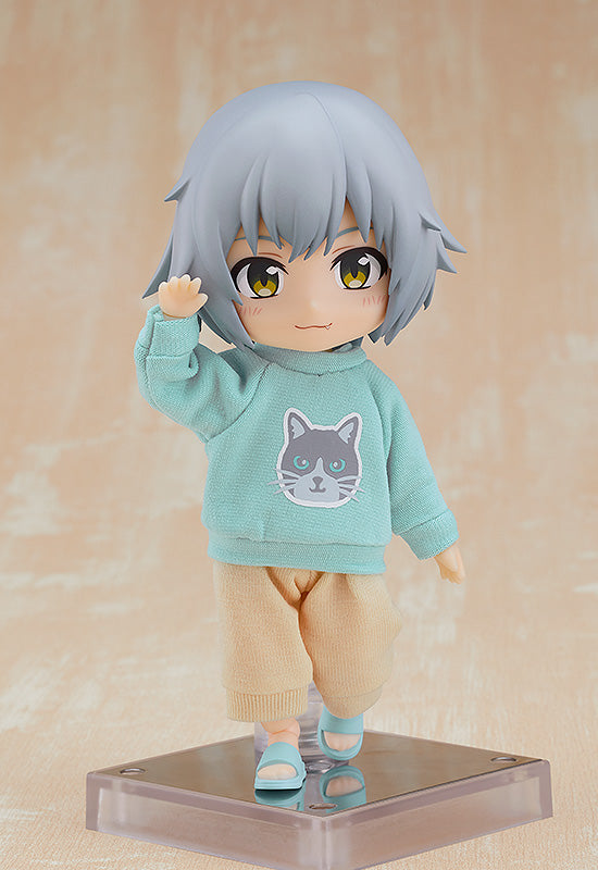 Nendoroid Doll Outfit Set: Sweatshirt and Sweatpants (Light Blue)