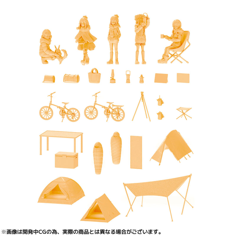 Yuru Camp Kaiyodo ARTPLA Outdoor Activities Club & Camp Set(JP)