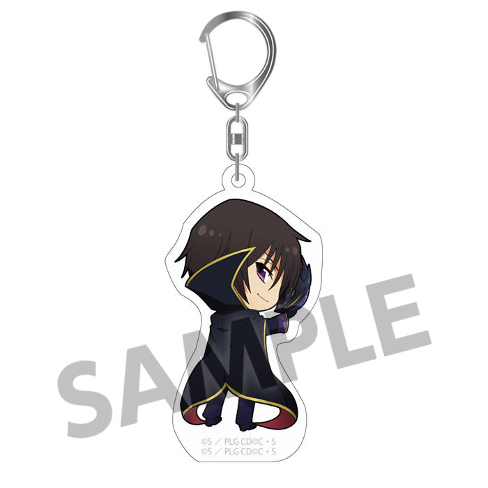 Code Geass Hobby Stock Series Trading Acrylic Key Chain Lelouch Collection (1 Random)