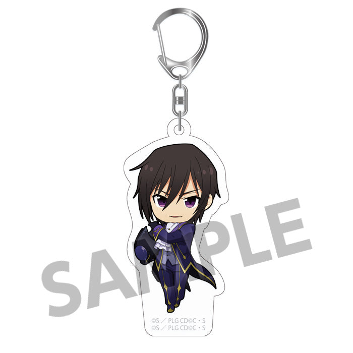 Code Geass Hobby Stock Series Trading Acrylic Key Chain Lelouch Collection (1 Random)