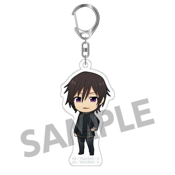 Code Geass Hobby Stock Series Trading Acrylic Key Chain Lelouch Collection (1 Random)