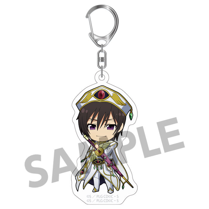 Code Geass Hobby Stock Series Trading Acrylic Key Chain Lelouch Collection (1 Random)