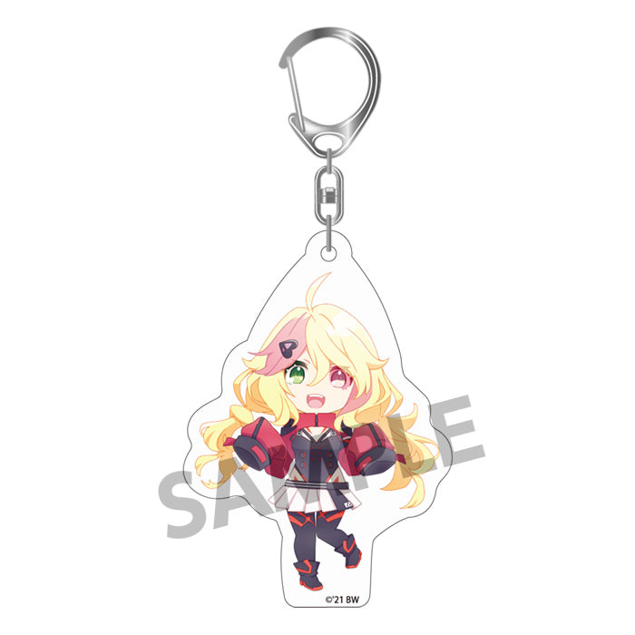 Macross Delta Movie: Absolute Live!!!!!! Hobby Stock Pikuriru! Trading Acrylic Key Chain(1 Random)