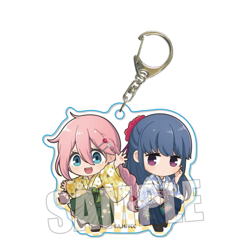 Yurucamp Season 2 Bell House Trading Acrylic Key Chain Kimono Ver.(1 Random)