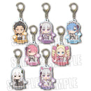 Re:Zero kara Hajimeru Isekai Seikatsu Bell House Trading Acrylic Key Chain Beckoning Cat(1 Random)