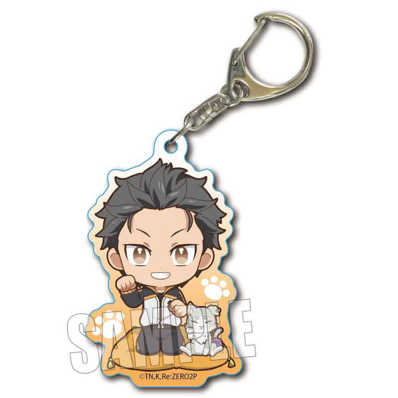 Re:Zero kara Hajimeru Isekai Seikatsu Bell House Trading Acrylic Key Chain Beckoning Cat(1 Random)