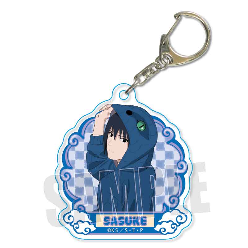 NARUTO -Shippuden- Bell House Trading Acrylic Key Chain Kigurumi Pajamas Ver. (1 Random)