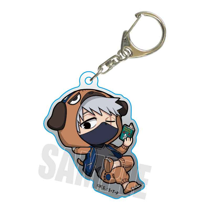 NARUTO -Shippuden- Bell House Trading Acrylic Key Chain (Deformed) Kigurumi Pajamas Ver. (1 Random)