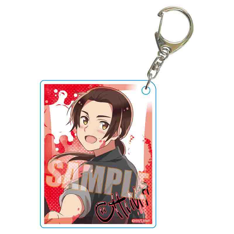 Hetalia World Stars Bell House Trading Acrylic Key Chain Coverall Ver.(1 Random)