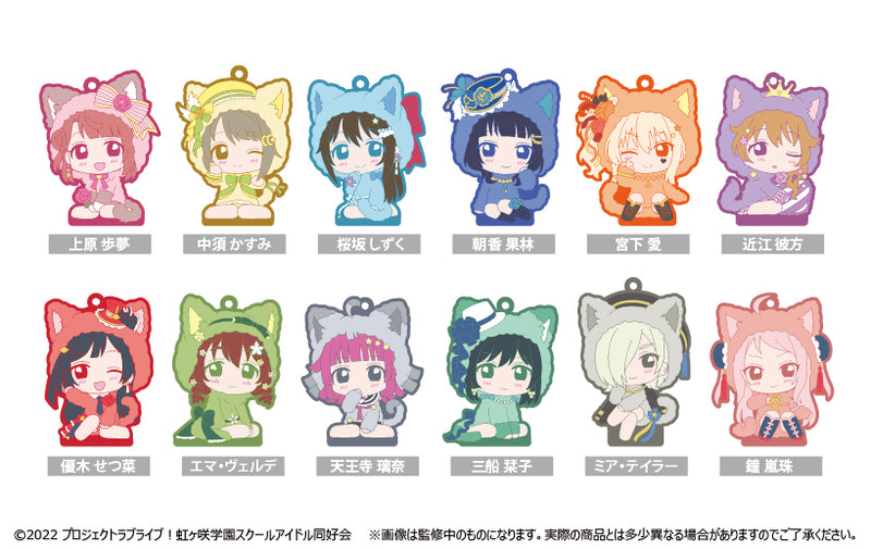 Love Live! Nijigasaki Academy School Idol Club TAPIOCA Osuwari Rubber Stand(1 Random)