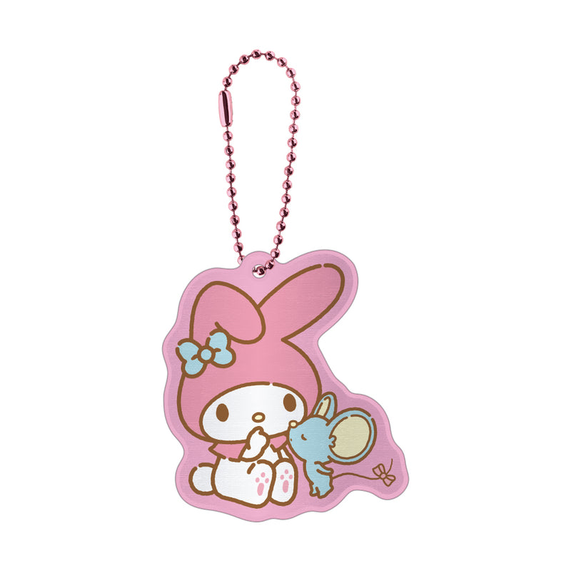 Sanrio Characters Yamano Shigyou Trading Reflector Key Chain Friends(1 Random)