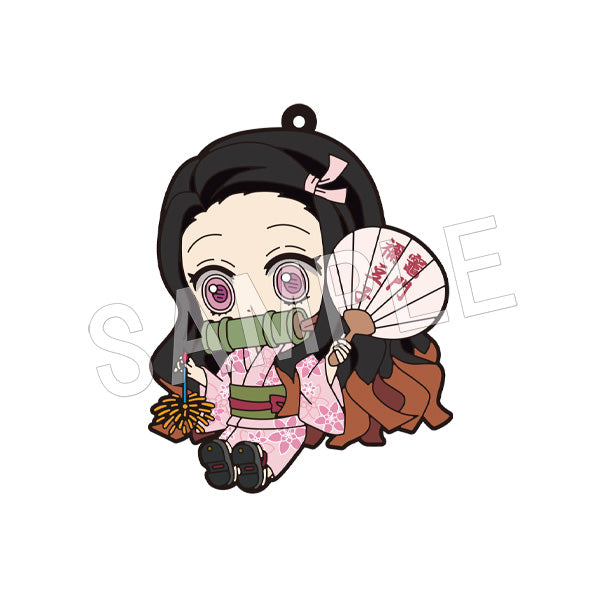 Demon Slayer: Kimetsu no Yaiba Chugai Mining Petanko Rubber Strap Summer Festival Ver.Vol.1(1 Random)