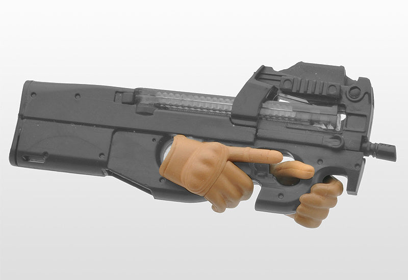 TOMYTEC LAOP06: figma Tactical Gloves 2 - Handgun Set (Tan)