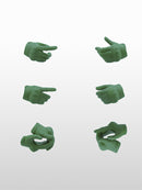 TOMYTEC LAOP07: figma Tactical Gloves 2 - Revolver Set (Green)