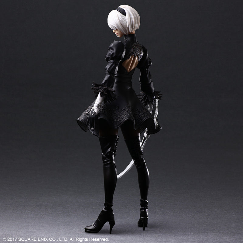 NieR:Automata® PLAY ARTS KAI™ Square Enix Action Figure – 2B (YoRHa No. 2 Type B) DELUXE Ver.