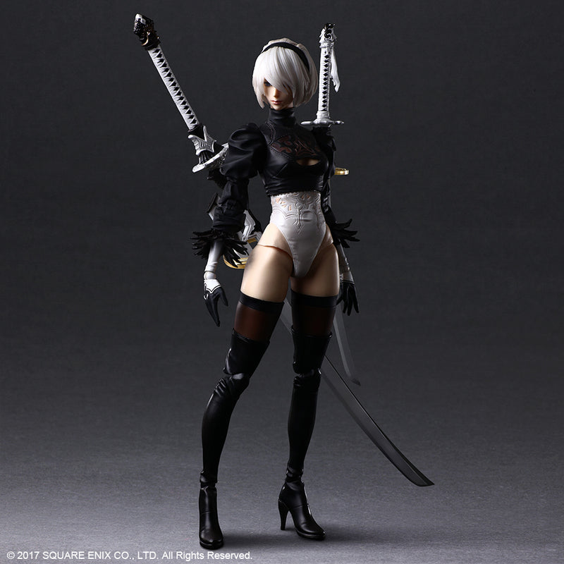 NieR:Automata® PLAY ARTS KAI™ Square Enix Action Figure – 2B (YoRHa No. 2 Type B) DELUXE Ver.