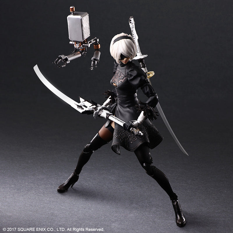 NieR:Automata® PLAY ARTS KAI™ Square Enix Action Figure – 2B (YoRHa No. 2 Type B) DELUXE Ver.