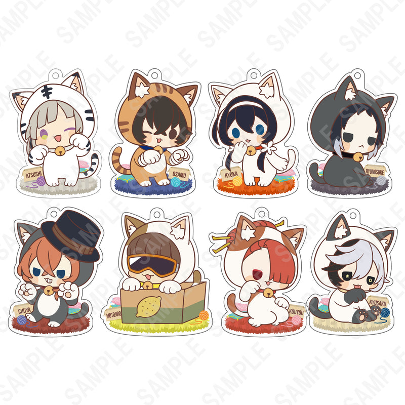 Bungo Stray Dogs KADOKAWA Acrylic Strap Kigurumi Series Nyanko Ver.(1 Random Blind Box)