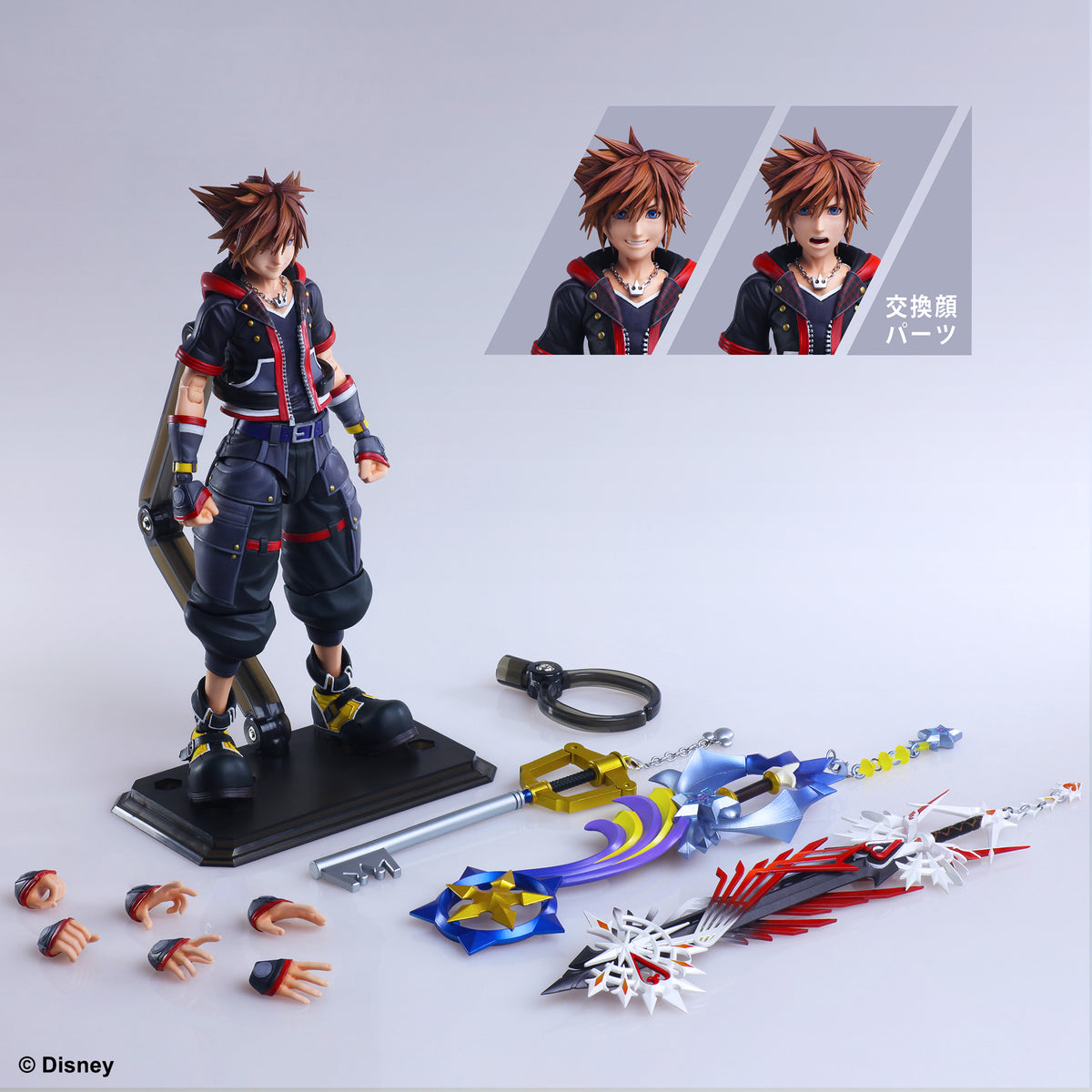 KINGDOM HEARTS III BRING ARTS ソラ Ver.2 Kingdom Hearts III Square Enix Play Arts Kai Sora Ver. 2 Deluxe Versio