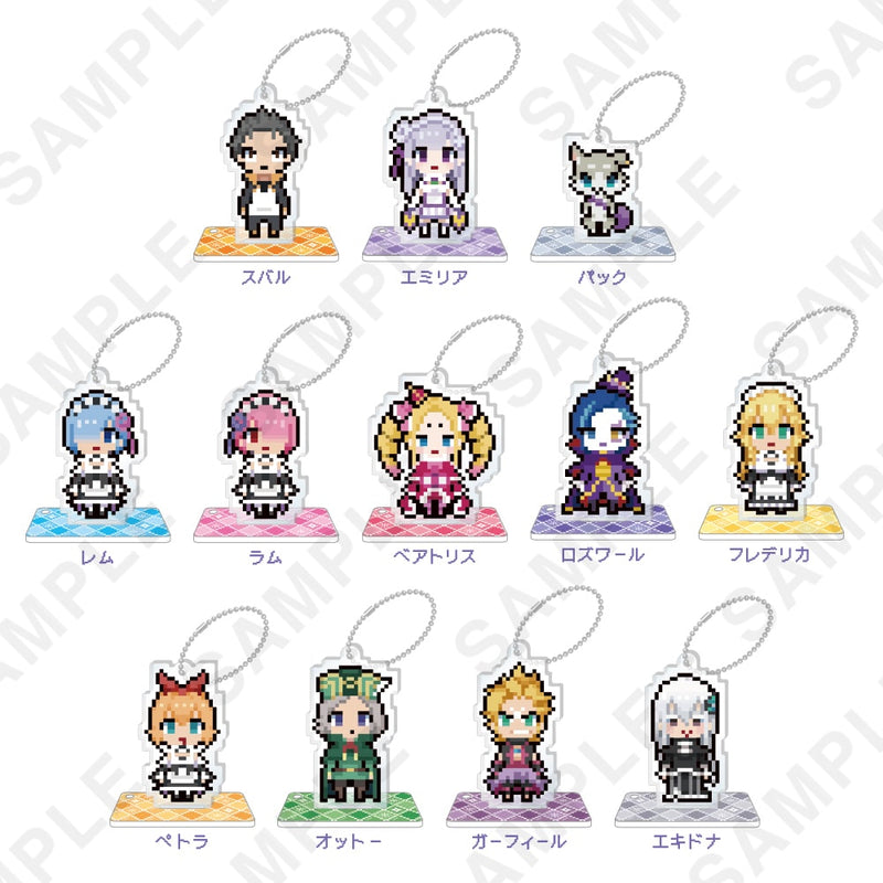 Re:Zero kara Hajimeru Isekai Seikatsu KADOKAWA Petit Bit Acrylic Stand Figure 2nd Season Ver. (1 Random)