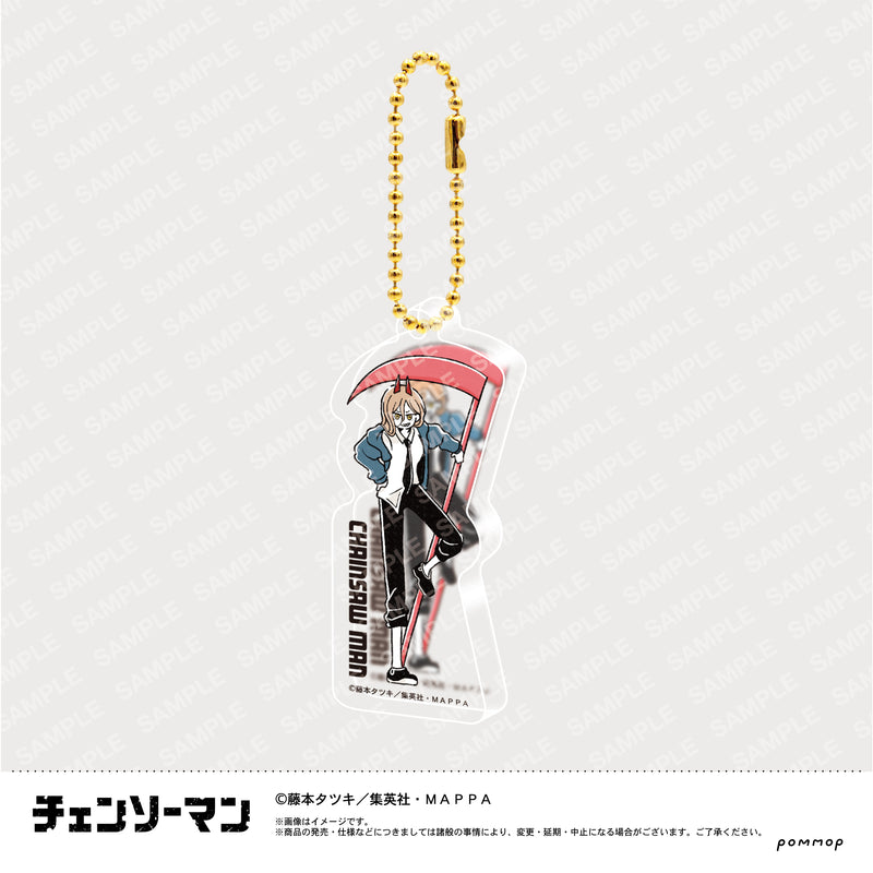 Chainsaw Man POMMOP Yuru Style Acrylic Key Chain Collection