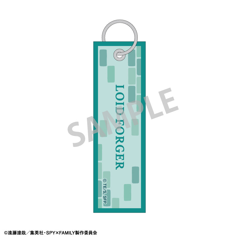 SPY x FAMILY KAMIO JAPAN Flight Tag Key Chain Loid Forger