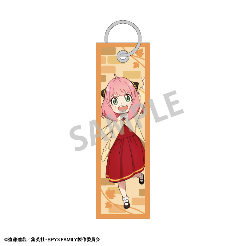 SPY x FAMILY KAMIO JAPAN Flight Tag Key Chain Anya Forger Odekake