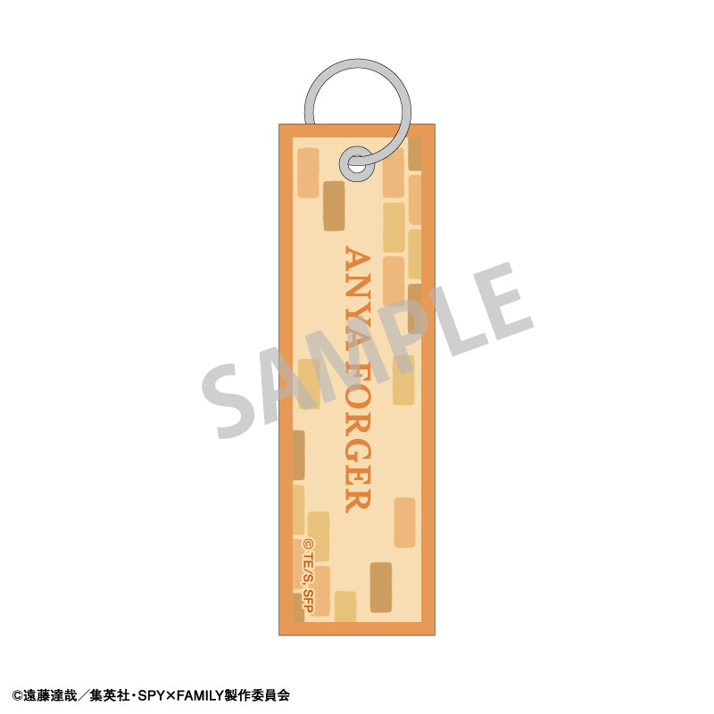 SPY x FAMILY KAMIO JAPAN Flight Tag Key Chain Anya Forger Odekake