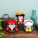 One Piece Movic Finger Mascot Puppela Set Monkey D. Luffy & Trafalgar Law & Eustass Kid (Raid on Onigashima Ver.) (Plush)